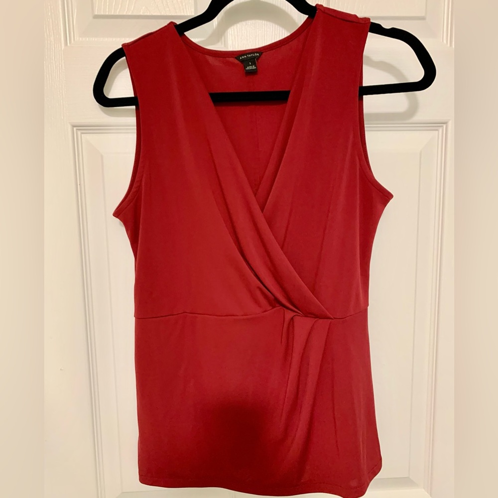Faux Wrap Knit Top